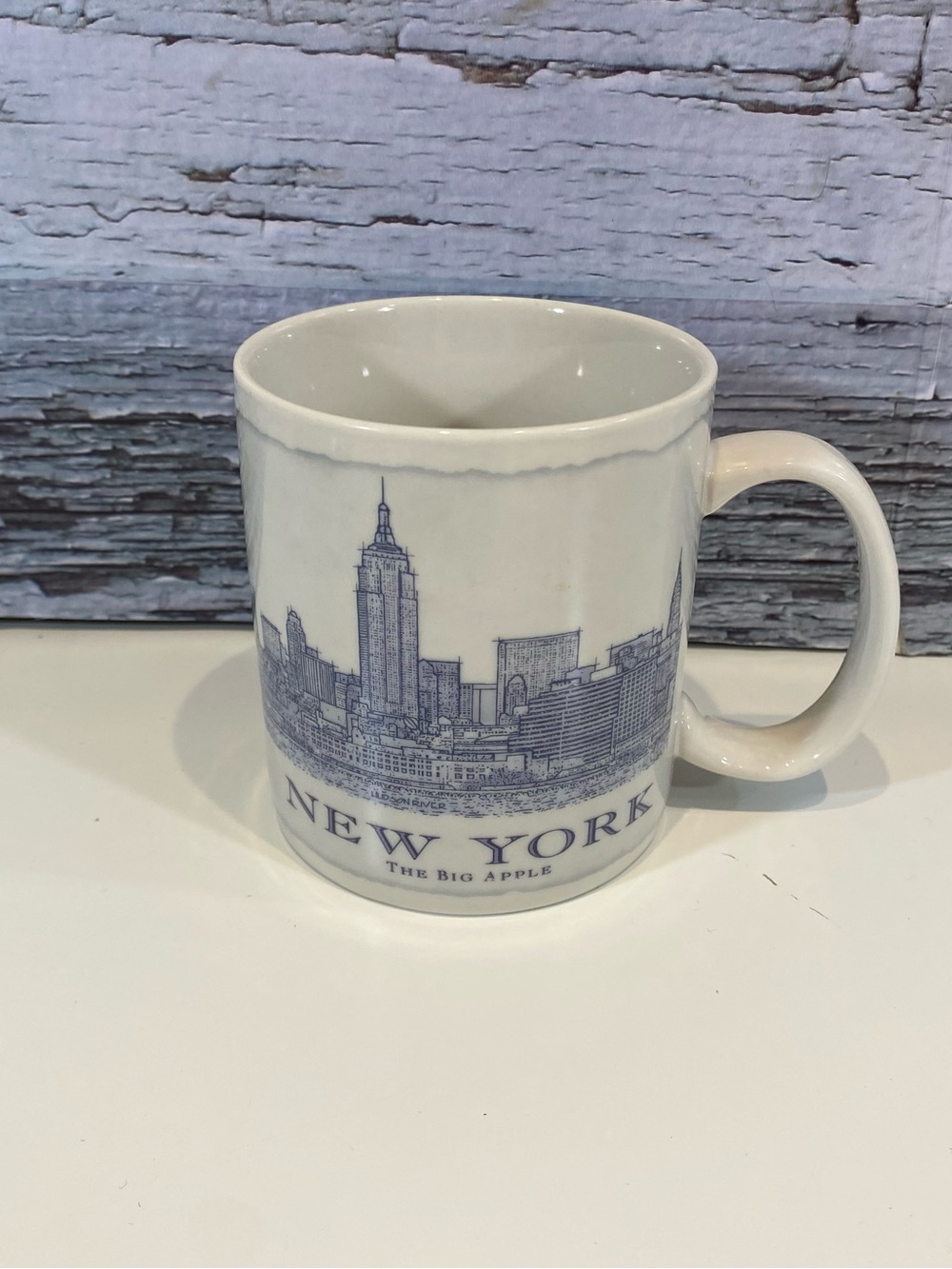 Starbucks 2010 New York City Mug The Big Apple Architect Sketch Skyline 18 oz